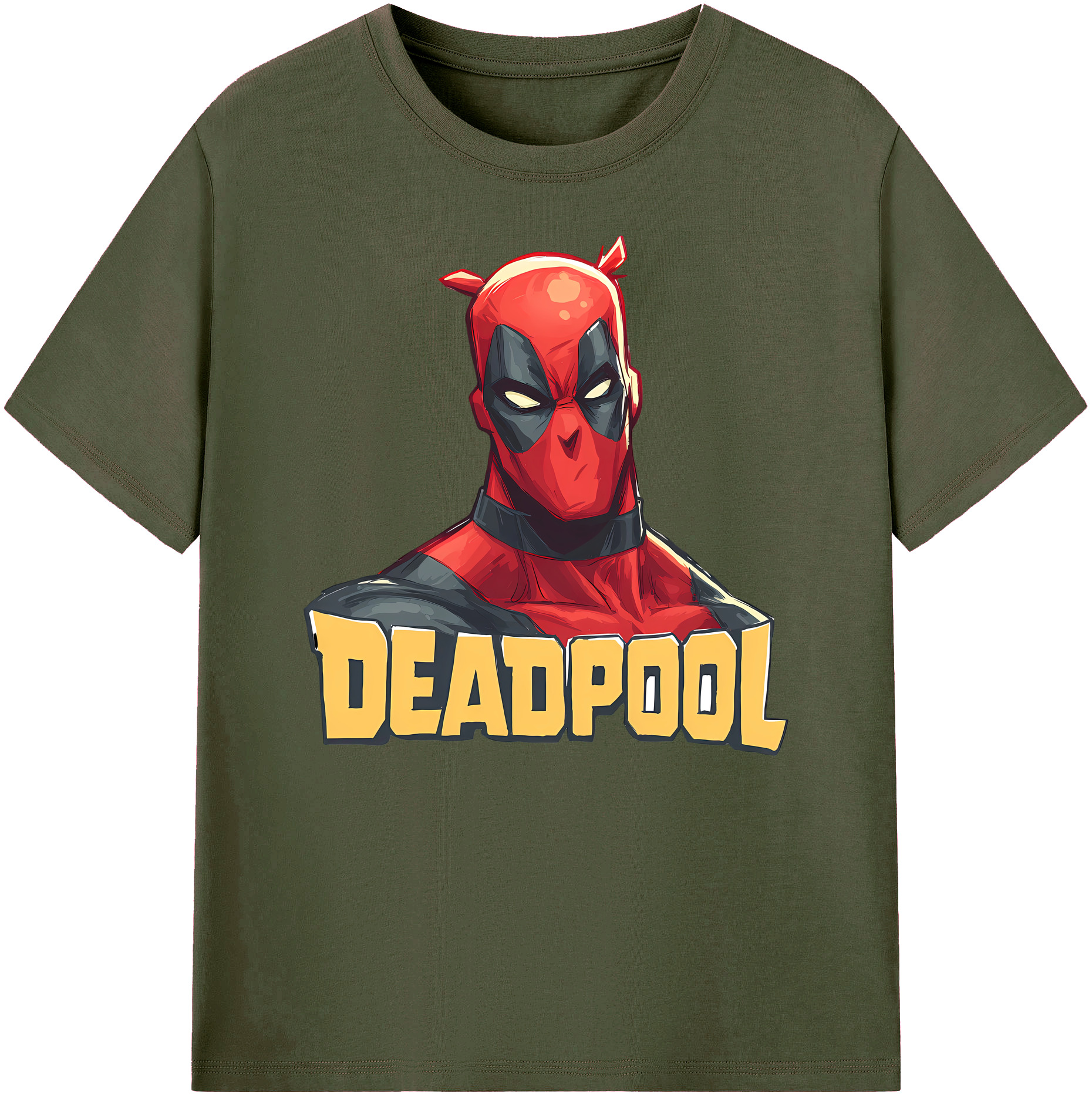 （画像用） Deadpool デッドプール 綿100％ メンズ半袖Tシャツ｜肌触りやわらか＆通気性